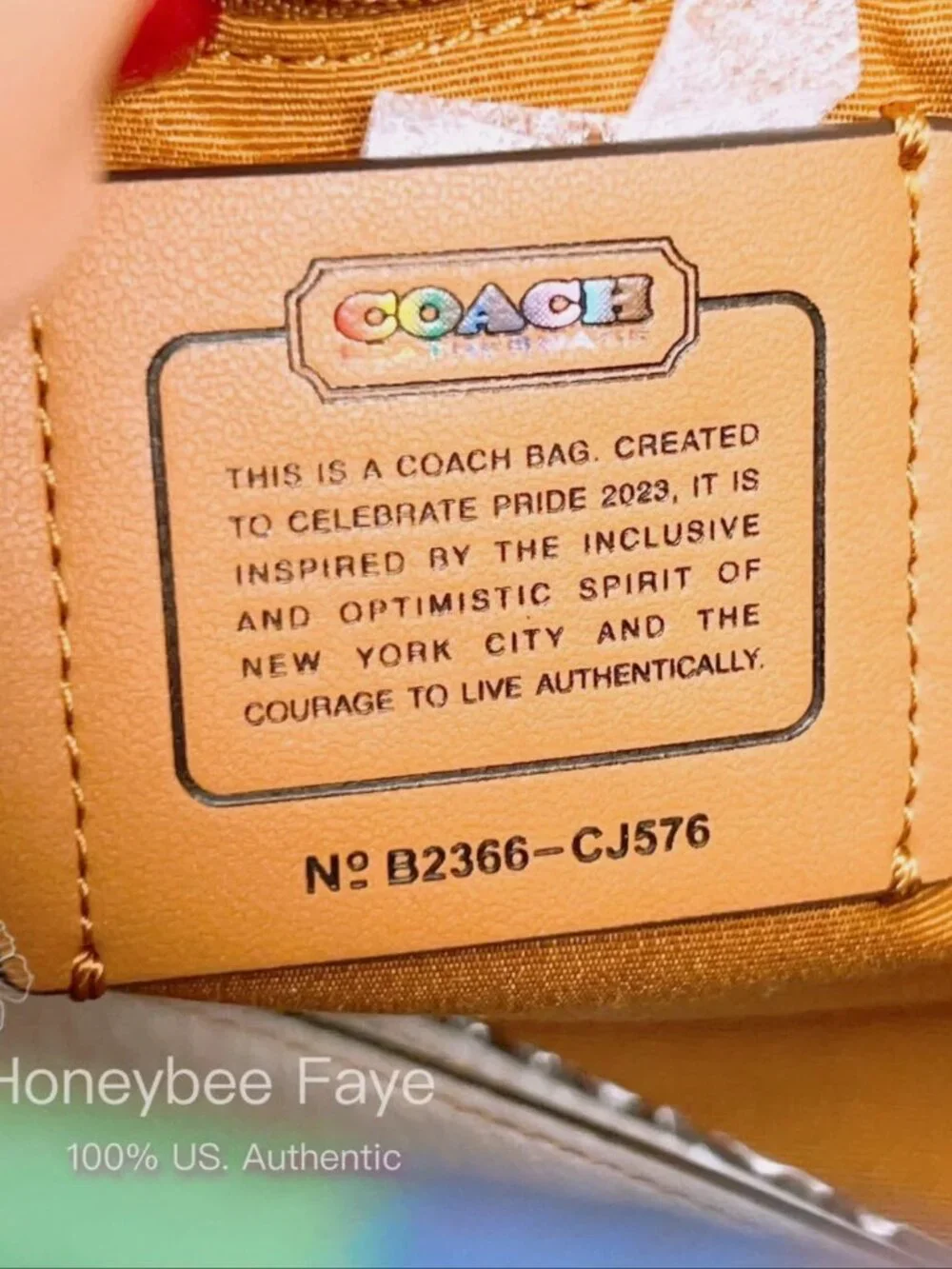 NWT Coach Dempsey Tote 22 In Signature Jacquard With Rainbow CJ576